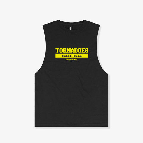 Taree Tornadoes Muscle Tee - Black